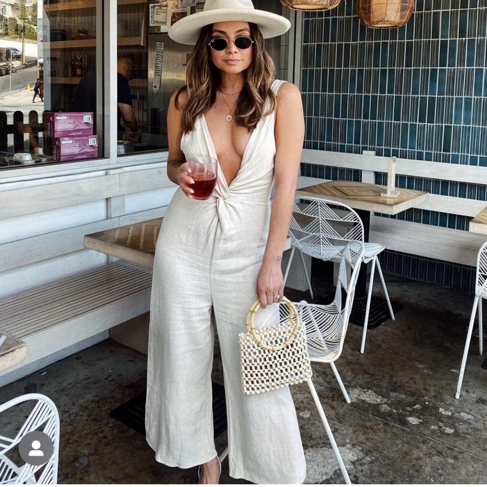 Starlow Ivory Jumpsuit (Small)